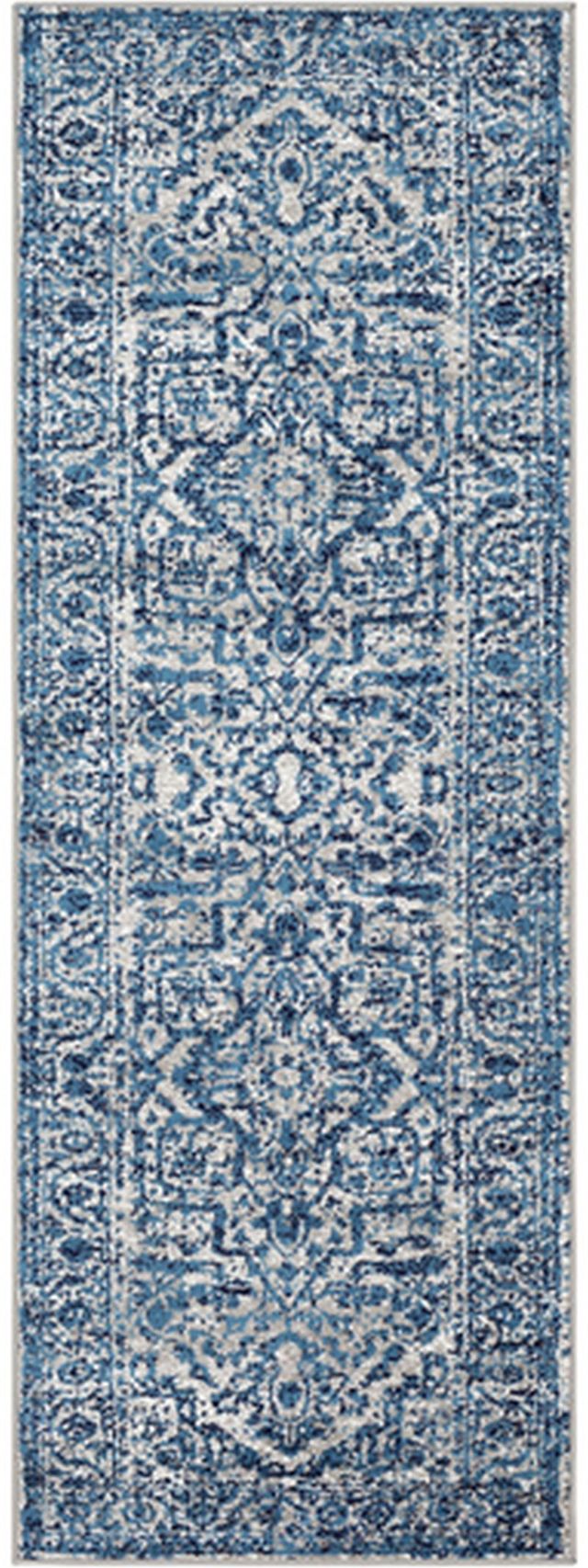 Surya Monte Carlo Sky Blue 3'x7' Runner Rug-0