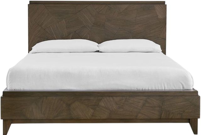 Modus Furniture Broderick Wild Oats Brown King Panel Bed-2