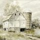 Stylecraft Green Acres Beige/Black/Green Wall Art-1