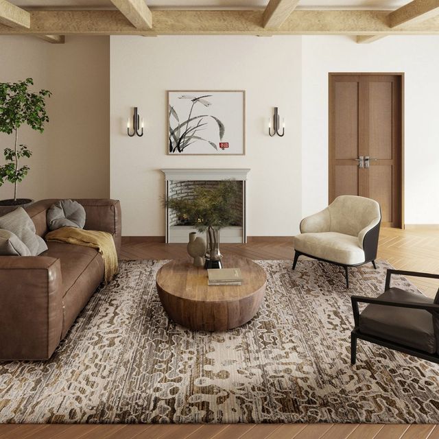 Dalyn™ Rug Company Denizi Mocha 5'x8' Style 1 Area Rug-4