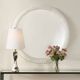 Uttermost® Akiko White Round Mirror-1