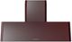 Ilve® Nostalgie II Series 48" Burgundy Wall Mounted Range Hood-0