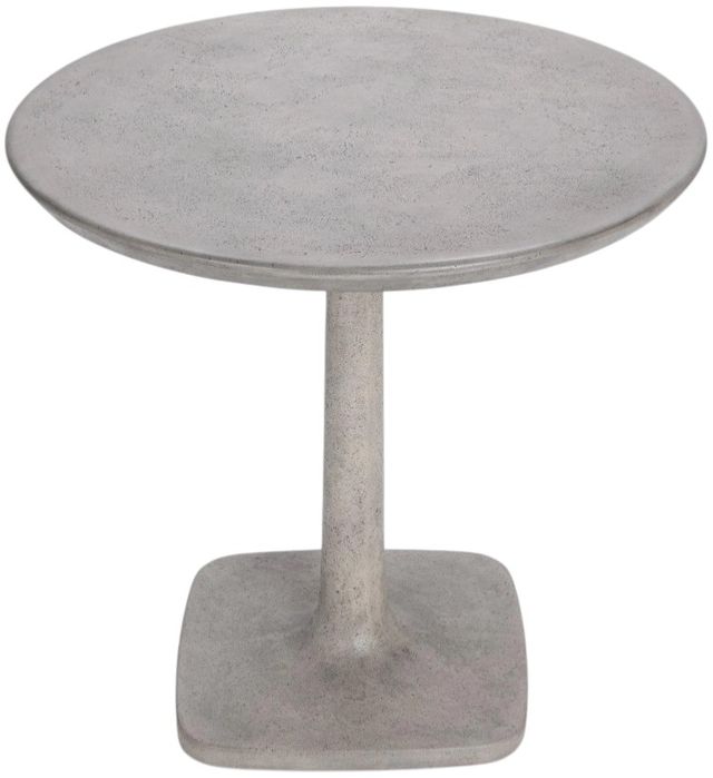 Classic Home Paulina Light Gray Concrete Outdoor Bistro Dining Table-2
