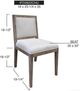 International Furniture Direct Milo Gray/Sand Drift Dining Side Chair-2