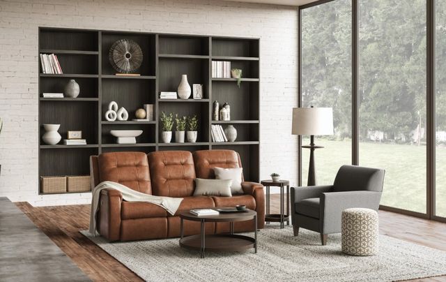 Flexsteel® Customizable Pouf Ottoman-1