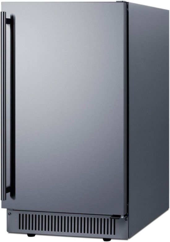 Summit® 18” 60 lb Stainless Steel ADA Compliant Undercounter Ice Maker-2