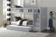 Homelegance® Orion Gray Twin/Twin Youth Step Bunk Bed with Twin Trundle -1