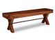 Handstone Saratoga 60” Bench with Leather Seat-0