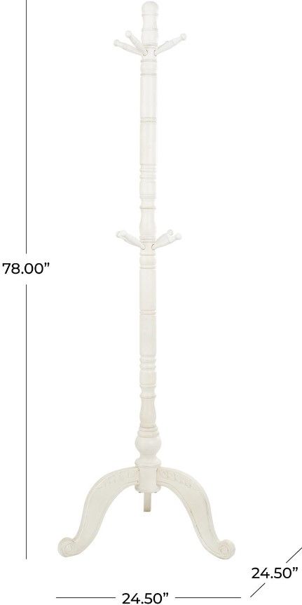 Deco Marche White Coat Rack-3