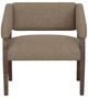 International Furniture Direct Murcia Brown/Lacquer Brown Accent Chair-1