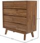 LH Home Gia Warm Pecan 5-Drawer Chest-1