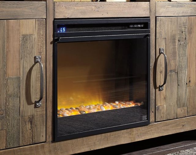 Signature Design by Ashley® Entertainment Accessories Black Fireplace Insert-4