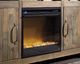 Signature Design by Ashley® Entertainment Accessories Black Fireplace Insert-4