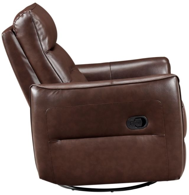 Homelegance® Thomas Brown Manual Swivel Glider Reclining Chair-3