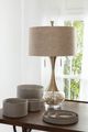 Surya Karval Gold/Metallic Silver Accent Table Lamp-4