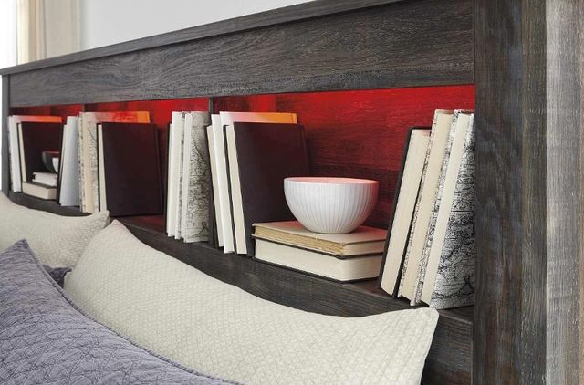 Signature Design by Ashley® Drystan Brown Queen Bookcase Bed-3