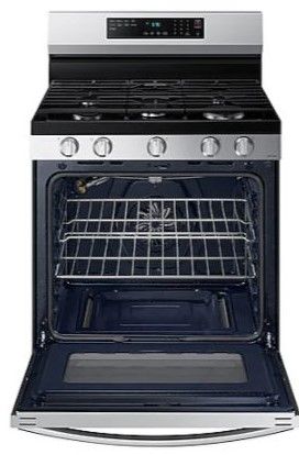 Samsung 30" Fingerprint Resistant Stainless Steel Freestanding Gas Range-1