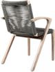 Armen Living Brielle Outdoor Charcoal Dining Chairs-2