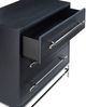 Currey & Company Marcel Navy Lacquered Linen Chest-4