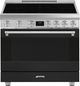 Smeg Professional 36" Stainless Steel Pro Style Induction Range-0