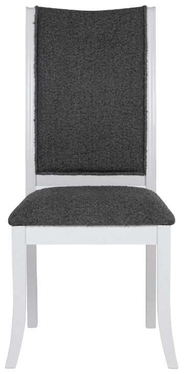 Coaster® Judd Dark Gray/Pearl White Dining Side Chair-1