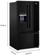 Maytag® 36" 24.7 Cu. Ft. Black French Door Refrigerator-2