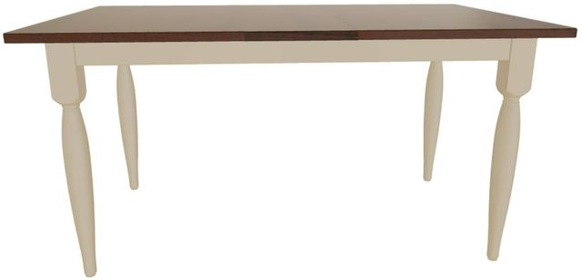 Mavin Customizable Rectangular Extendable Dining Table with 12" Leaf-1