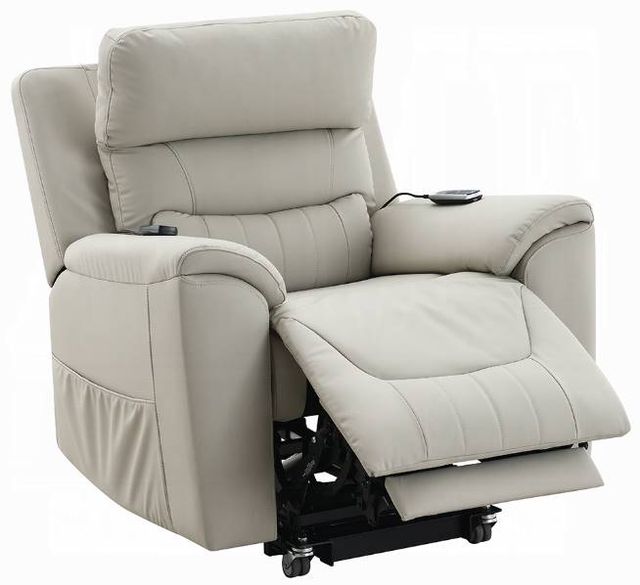 ACME Furniture Marsha Light Gray Power Lift Recliner with Massage-1