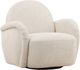Dovetail Furniture Grecia Off-White Swivel Chair-0