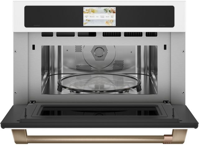 Café™ 30" Matte White Electric Speed Oven-1