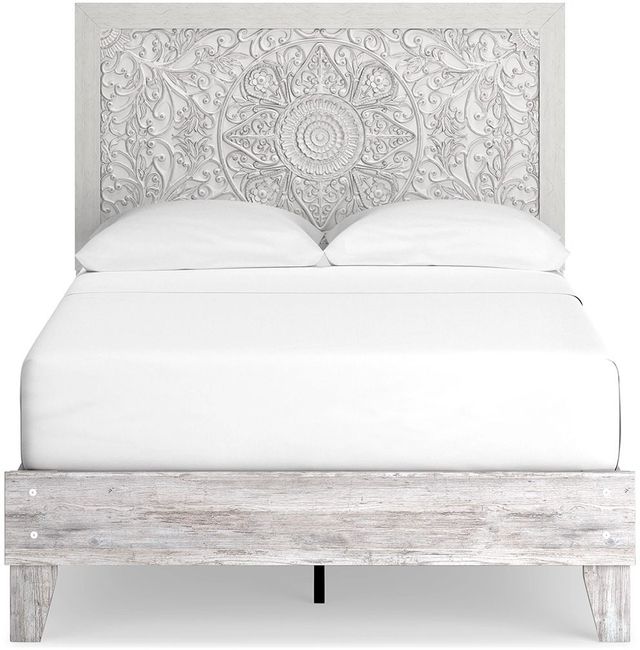 Signature Design by Ashley® Paxberry Whitewash Queen Panel Platform Bed-1