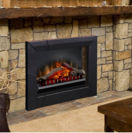 Dimplex Black 23-inch Insert with LED Log Set Firebox Dimplex Black 23-inch Insert with LED Log Set Firebox