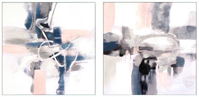 Classy Living 2-Piece Subtle Tides Abstract Wall Art Set-0