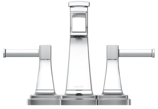KOHLER® Riff® Polished Chrome 1.2 GPM Centerset Bathroom Sink Faucet-4