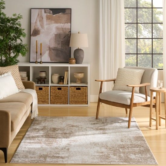 Nourison Home™ Dekor Ivory Taupe 5'x7' Style 4 Area Rug-1
