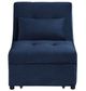 Homelegance® Garrell Dark Blue Lift Top Storage Bench with Pullout Bed-0
