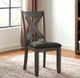 Furniture of America® Cilgerran 2-Piece Gray Side Chair Set-1