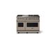Viking® 5 Series 48" Nantucket Pro Style Dual Fuel (NG) Range with Brushed Brass Trim-0