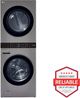 LG Graphite Steel Single Unit, 4.5 Cu. Ft. Washer, 7.4 Cu. Ft. Gas Dryer, WashTower™ with Center Control™-1