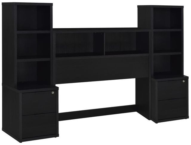 Coaster® Westpark 3-Piece Black Full Bookcase Headboard Set-0