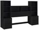 Coaster® Westpark 3-Piece Black Full Bookcase Headboard Set-0