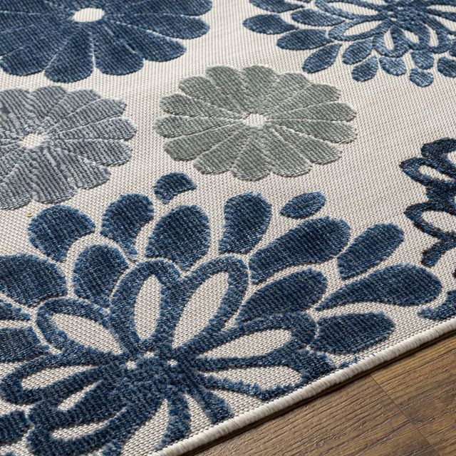 Surya Cabo Blue/Ivory 5'x7' Area Rug-3