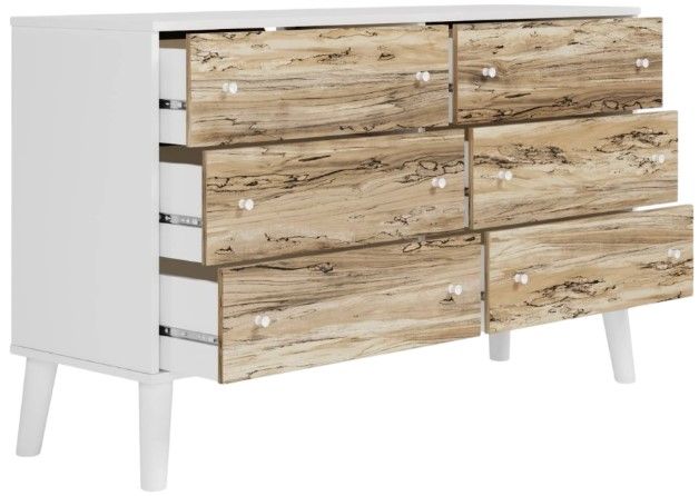 Signature Design by Ashley® Piperton Brown/White Dresser-1