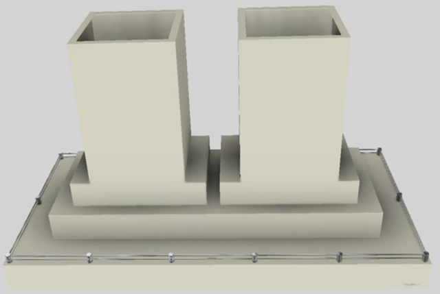 Vent-A-Hood® 60" Biscuit Contemporary Island Range Hood-0