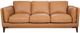 Leather Italia™ Georgetowne Pendry Carmel Saddle Sofa-0