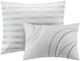Olliix by Madison Park Essentials Aqua Twin Knowles Complete Comforter and Cotton Sheet Set-3