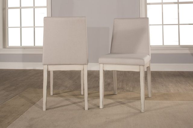 HH2 Home Clarion 5-Piece Two-Tone Round Drop Leaf Dining Set with Upholstered Chairs-3
