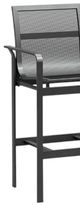 Homecrest™ Outdoor Living Customizable Elevate Mesh Aluminum Outdoor Bar Stool-1