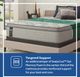 Sealy® Posturepedic® Dantley Innerspring Medium Euro Pillow Top Split California King Mattress, Includes 2 Pieces.-3