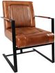 Jofran Inc. Maguire Saddle Leather Sled Accent Chair-0